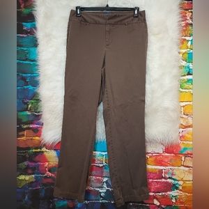 Dockers Ideal Fit Brown Straight Leg Pants Size 12 Medium